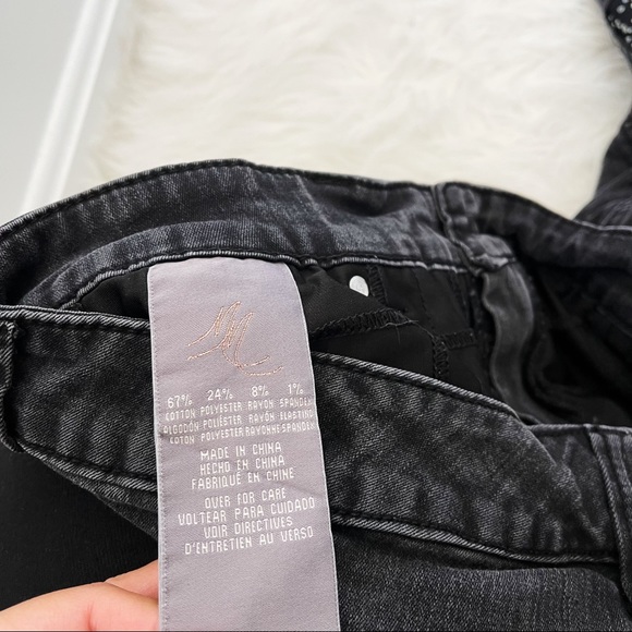 MELISSA MCCARTHY SEVEN7 Black High Waisted Studded Skinny Jeans Size 20W - Picture 7 of 12